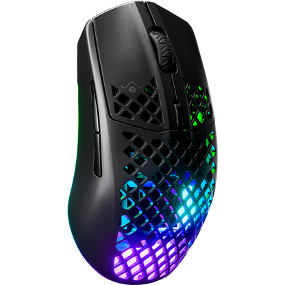 Steelseries Aerox 3 Wireless RGB Optical Gaming Mouse 2022 Edition w/ Bluetooth, Black