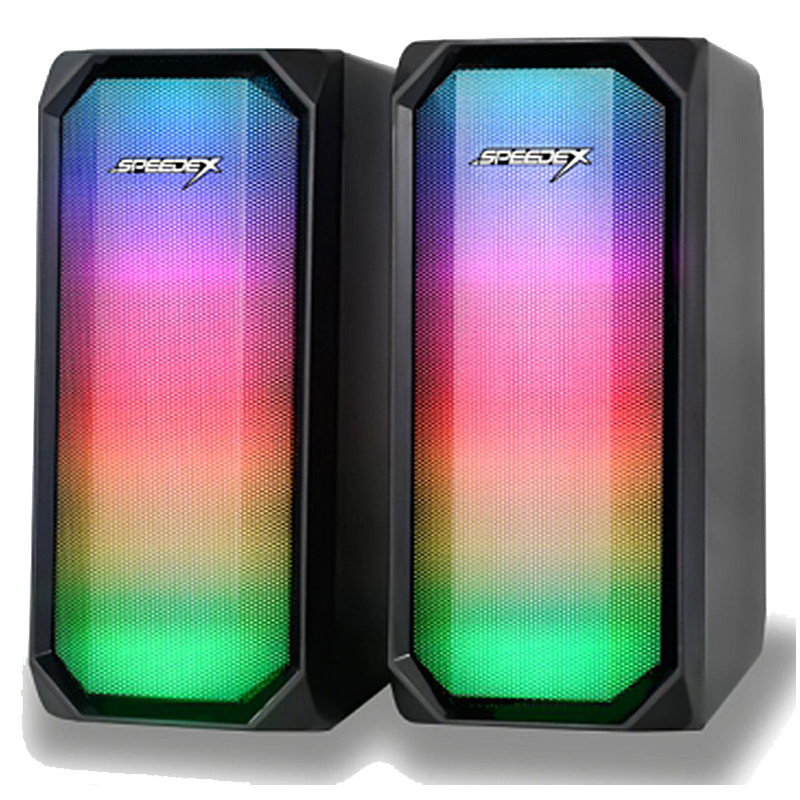 Speedex ES514 Dual-Mode 3.5mm Aux + Bluetooth Wireless Speakers