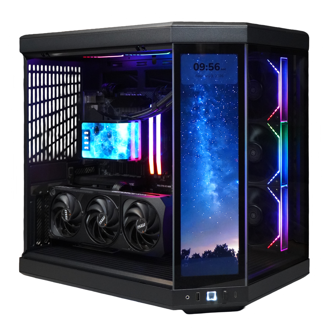 Barebone-AMD-Y70, 32GB DDR5, 2TB M.2 SSD, w/ up to Ryzen 9 9950X3D &amp; GeForce RTX 5090