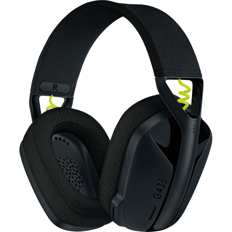 Logitech G435 LIGHTSPEED Wireless Gaming Headset w/ Bluetooth, Black