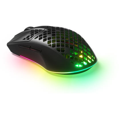 Steelseries Aerox 3 Wireless RGB Optical Gaming Mouse 2022 Edition w/ Bluetooth, Black